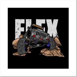 Grey Jeep Flex Posters and Art